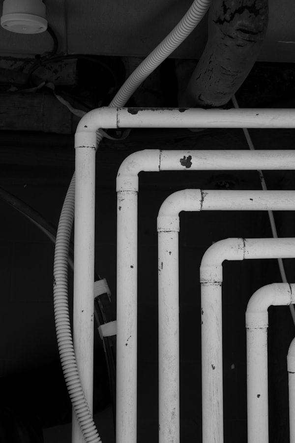 Pipe installation work